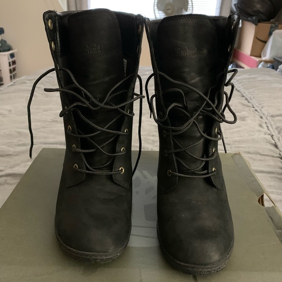 timberland glancy boots black